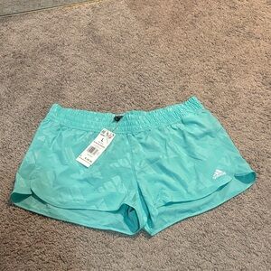 Adidas Women's Turquoise Athletic Shorts